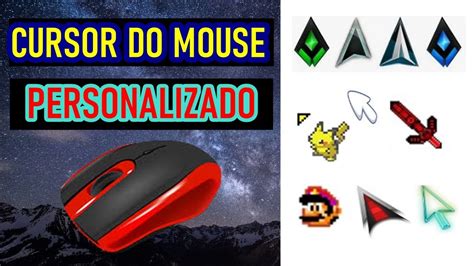 Como Personalizar O Cursor Do Mouse Youtube