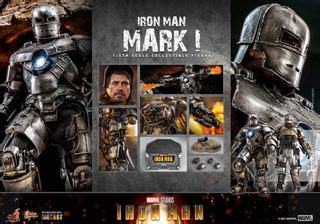 全新啡盒未開 hottoys Ironman Hot Toys Iron Man Mark I Figure mms d