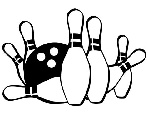 Coloriage Bowling à imprimer sur ColoriageEnfant