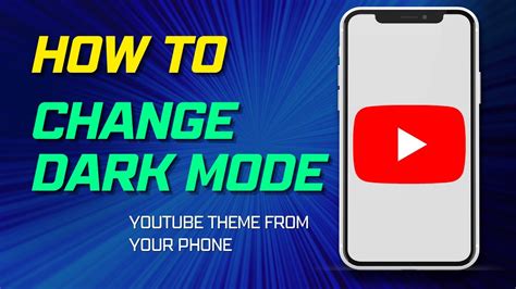 How To Change Dark Mode Theme Youtube YouTube