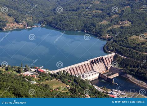 Hydroelectric Power Plant On River Stock Image Image Of River Energy