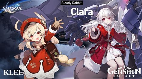 klee isekai   world honkai star rail clara idle animation