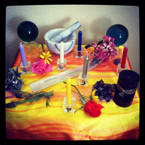 Beltane Altar Set And Ready Beltane Witches Altar Holiday Celebration