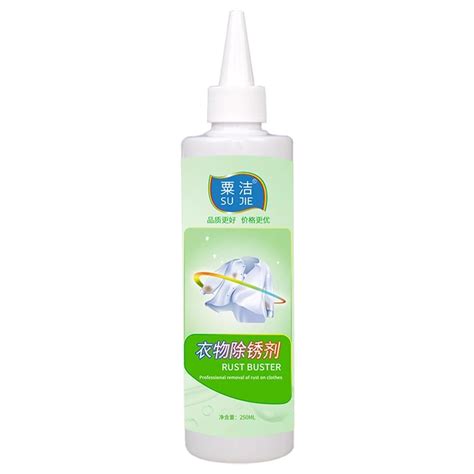 Fabric Rust Stain Remover Clothes Cleaner Drop Clothing Cleansing Rust