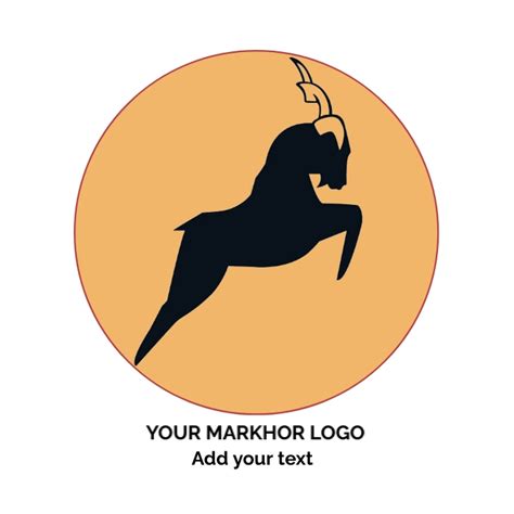 markhor logo template postermywall