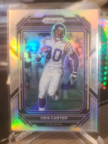 Panini Prizm Silver Prizm Chris Carter Minnesota Vikings Ebay