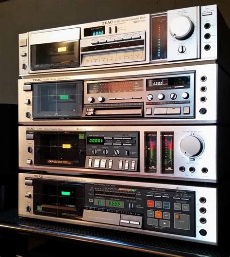 Early 80s Teac Tape Decks Hi Fi System Stereo System Audio System