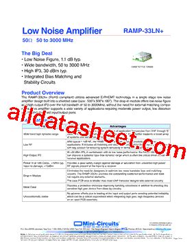 RAMP-33LN Datasheet(PDF) - Mini-Circuits