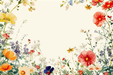 premium vector simple floral border design