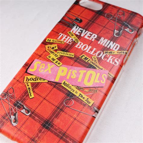 Sex Pistols Tartan Print Song Art Case Iphone