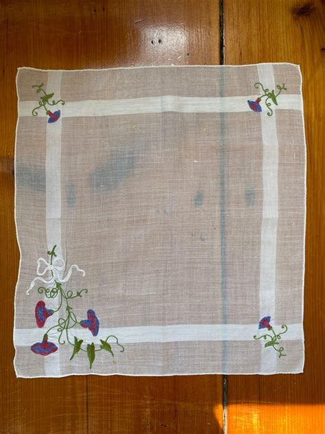 Vintage White Handkerchief Linen Gem