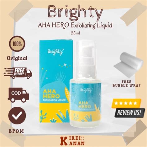 Jual Brighty Aha Hero Exfoliating Liquid Serum Pencerah Ketiak Ml