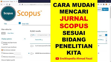 Mahasiswa Wajib Tahu Ini Ciri Ciri Jurnal Terindeks Scopus Off