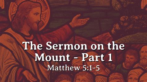 The Sermon on the Mount-Part 1 – Grace Baptist Church