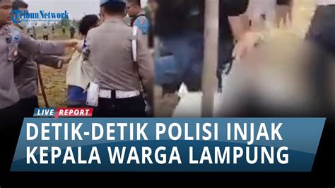 Polisi Injak Kepala Warga Saat Kericuhan Penolakan Eksekusi Lahan Di