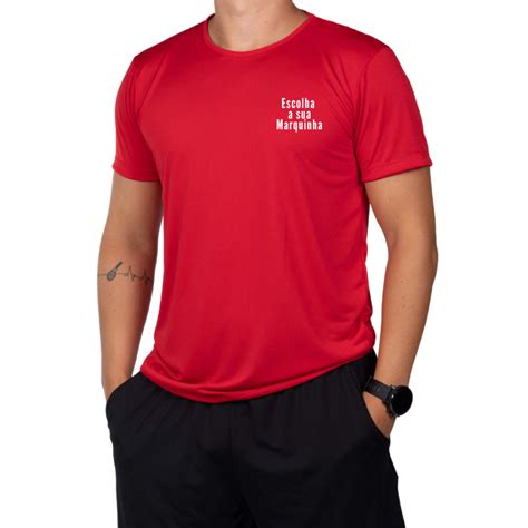 Camiseta Dry Fit Furadinha Escolha Sua Marquinha Corrida Caminhada