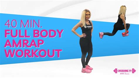 40 Minute Full Body AMRAP Workout YouTube