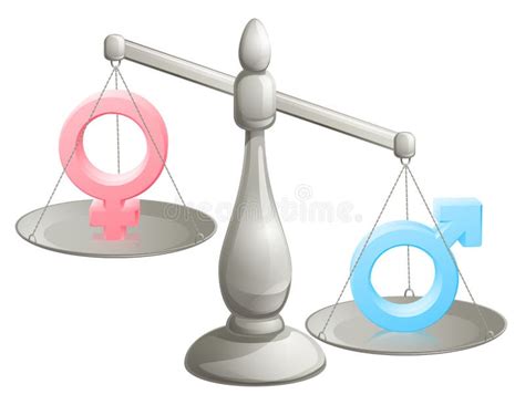 Gender Symbol Scales Stock Vector Illustration Of Gender 40796527