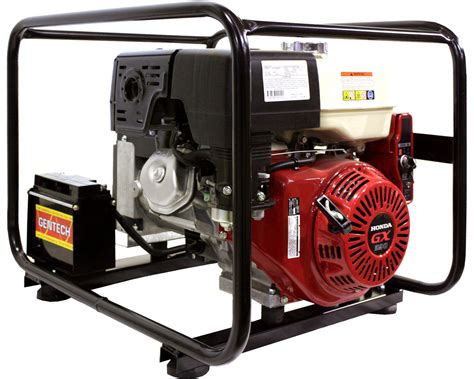 7 kVA Honda powered generator with Electric Start - Gentech Generators