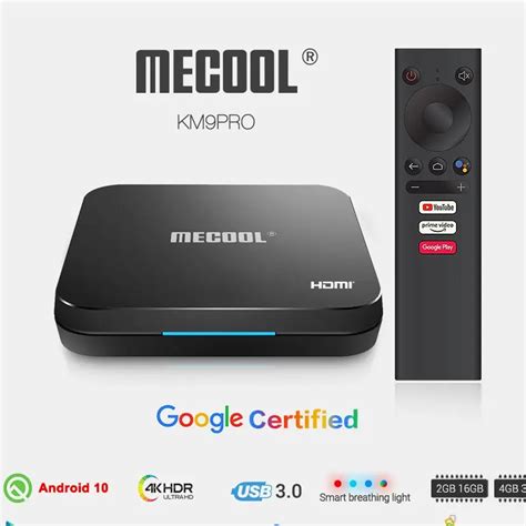 Mecool KM9 Pro Classic Google Certified Amlogic S905X2 Android 10.0 2G ...