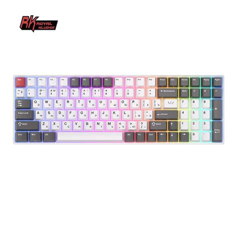 Механическая клавиатура Royal Kludge RK 100 RGB Series купить по низкой ...