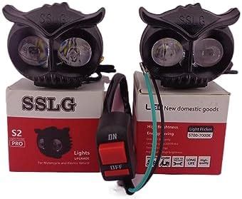 Sellcom Sslg Owl Shape Led Fog Light With Flicker Function White