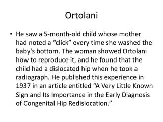 Developmental dysplasia of hip | PPT