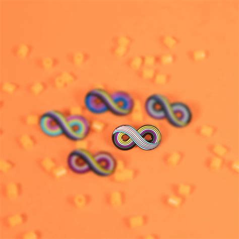 The Pin Prick Non Binarytrans Infinite Enamel Pin