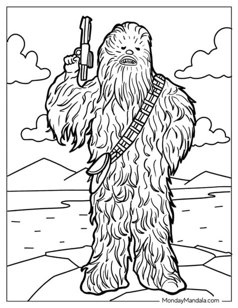 30 Star Wars Coloring Pages Free Pdf Printables Star Wars Coloring Sheet Star Wars