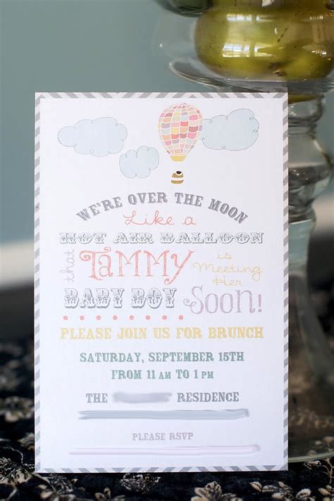 Joy S Blog Over The Moon Our Hot Air Balloon Baby Shower