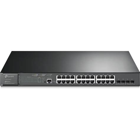 TP-Link Omada JetStream L2+ Managed Switch (24-Port PoE+ (370W) + 4x 10G SFP+ Uplinks) Network Essentials License [DUAL-PSU] (TL-SG34-24P-4X-E-DUAL-PSU)