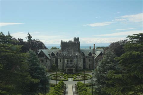 Iconic View Of Hatley Castle Royal Roads University Hatley Park