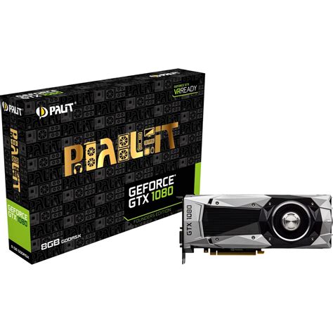 8GB Palit GeForce GTX 1080 Founders Edition Aktiv PCIe 3.0 x16 (Retail ...