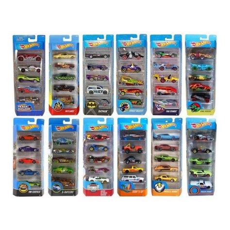 PACK 5 VEHICULOS HOT WHEELS