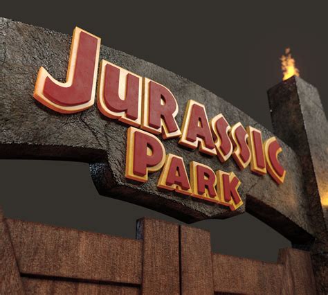 Jurassic World Gate Sign