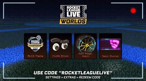 FREE Rocket League Items - grab the World Championship goodies!