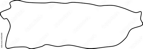Puerto Rico Map Puerto Rico Vector Puerto Rico Outline Puerto Rico