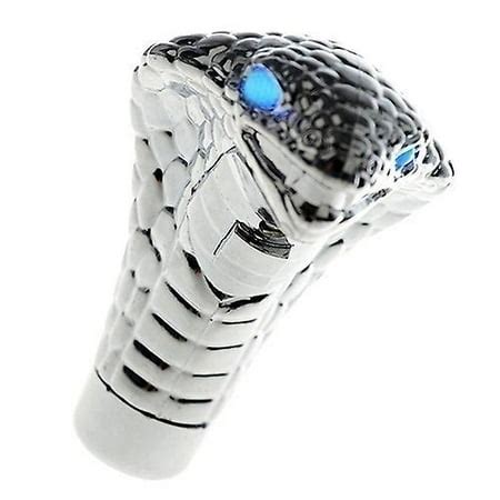 New Universal Chrome Led Eyes Car Cobra Manual Gear Shift Knob Snake