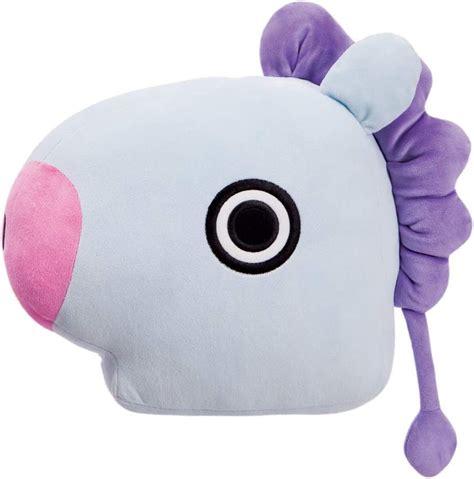 AURORA BT21 Official Merchandise, MANG Plush Cushion, 61346, Purple ...