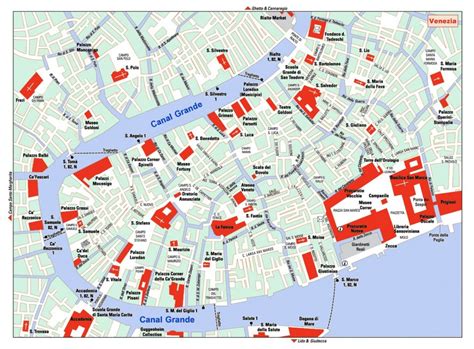 Mapa De Venecia Mapa