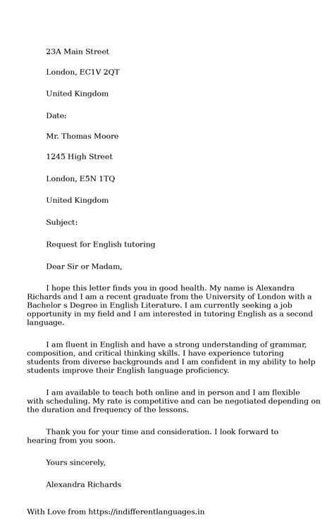 examples  request letter format