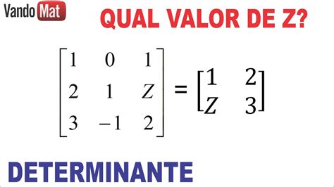 Como Calcular O Determinante De Uma Matriz - 8