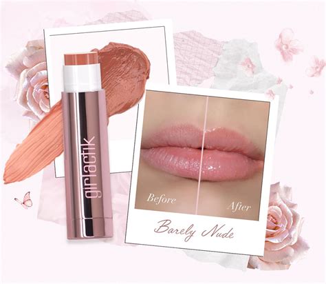Girlactik Beauty BACK IN STOCK Jello Gloss Balms In Barely Nude Rosie Milled