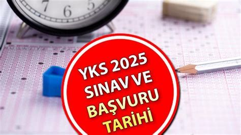 YKS 2025 SINAV TAKVİMİ Üniversite Sınavı 2025 YKS ne zaman İşte