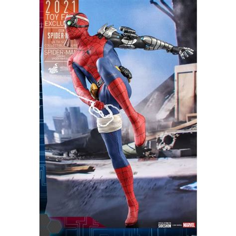Hot Toys Spider Man Cyborg Suit Spider Man Game NerdUP Collectibles