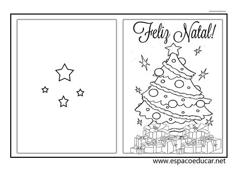 Cartão De Natal Para Colorir E Imprimir - 5