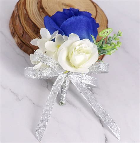 Apepal Home Decor Blue Wrist Flower And Corsage Corsage Prom