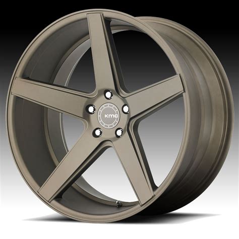 Kmc Km685 District Matte Bronze Custom Wheels Rims Km685 District