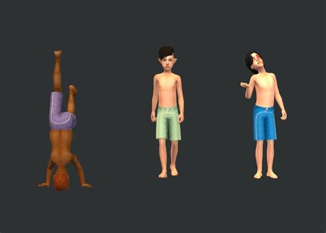 Drew Cricket Kids Outfits Sims 2 Hair Maxis Match