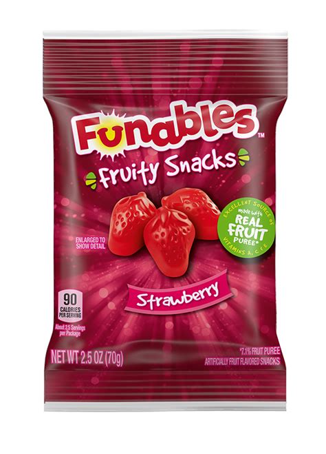 Strawberry Funables Fruit Snacks